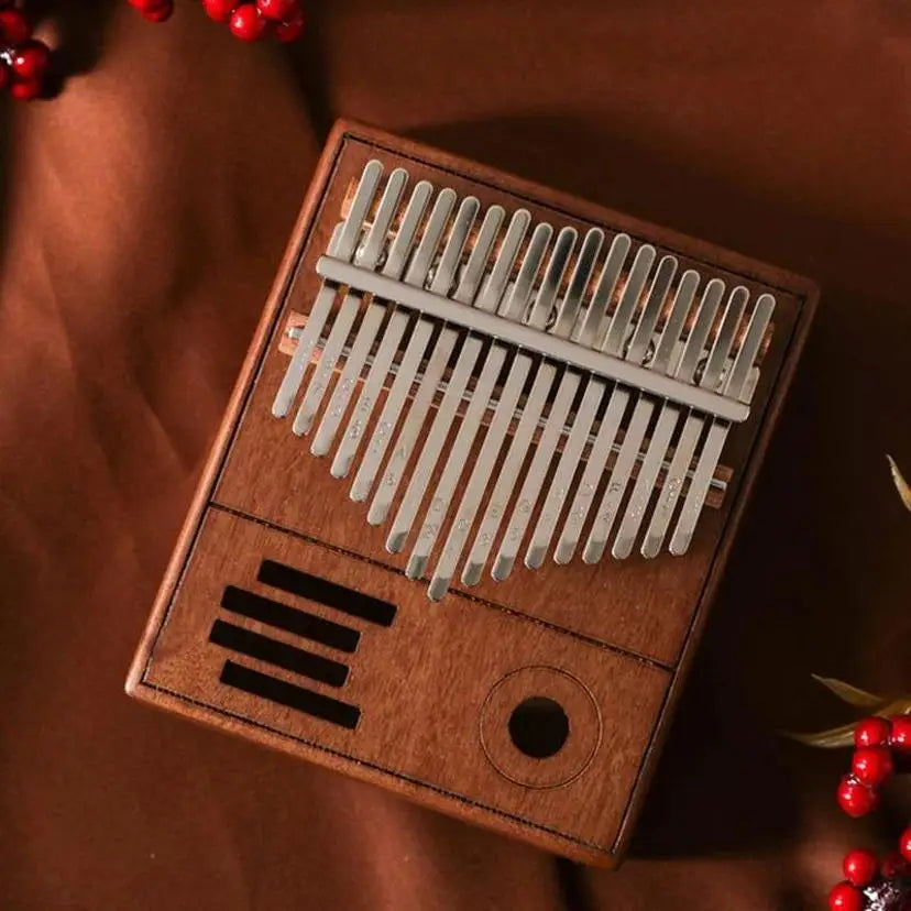 Kalimba Rétro en bois 17 touches