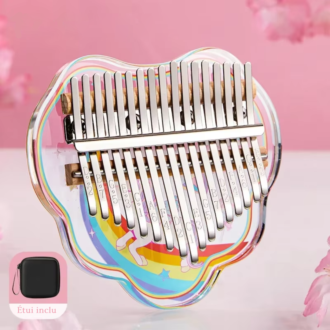 Kalimba arc en ciel 17/21 touches