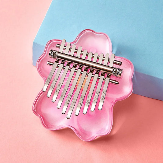 Mini kalimba pétale de fleur