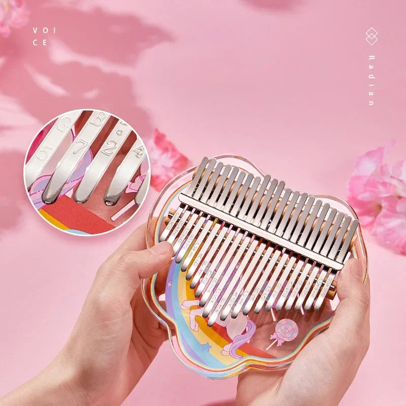 Kalimba arc en ciel 17/21 touches